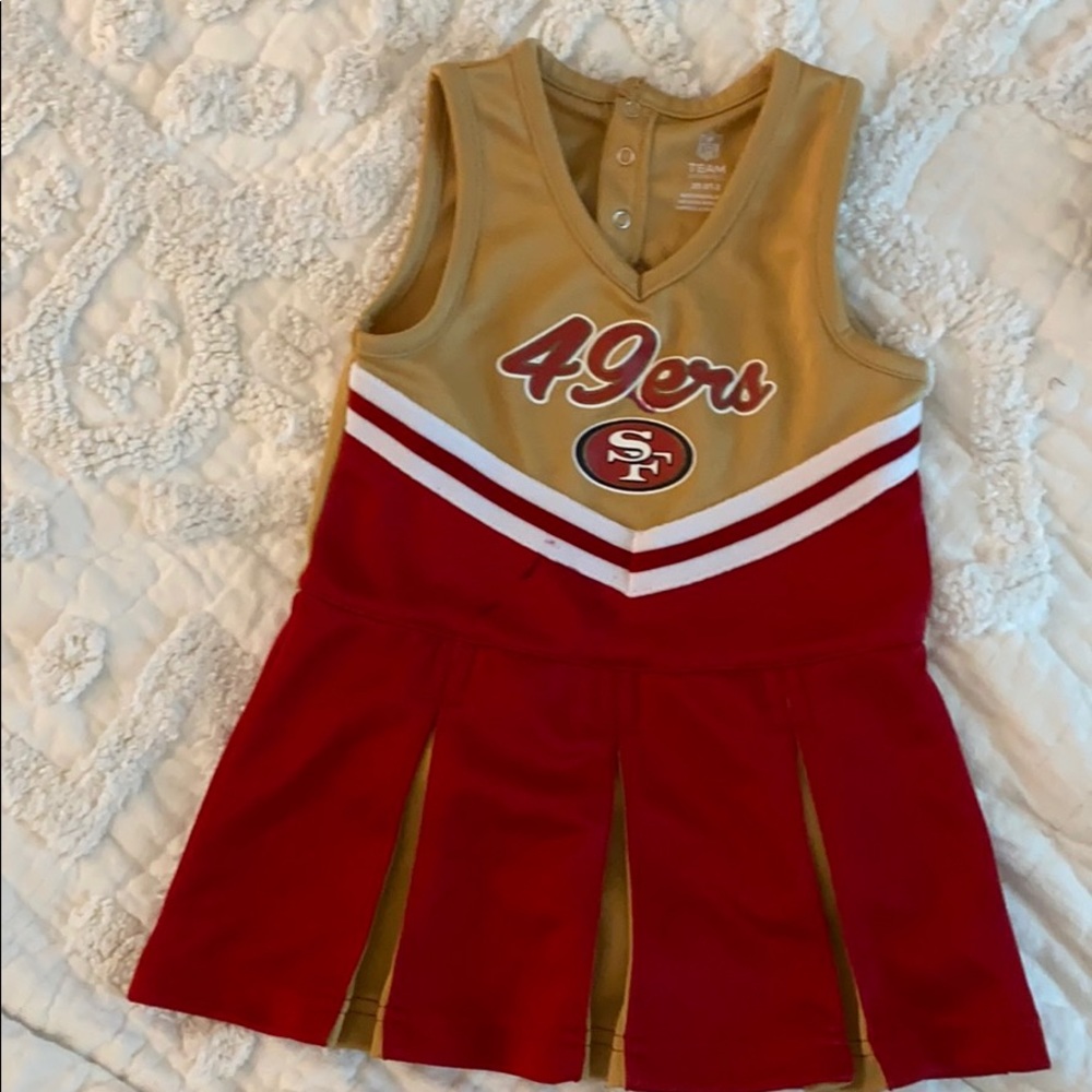 3T 49ers Super Bowl Cheerleader Dress
